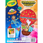 Crayola Colossal Collection of Coloring, 288 Coloring Book Pages, 2 Sticker Sheets, Coloring Book for Kids, Travel Activity