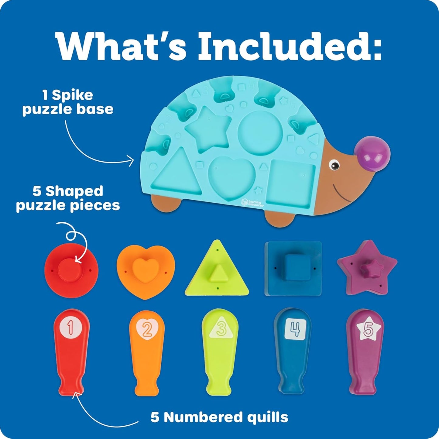 LR -SPIKE THE FINE MOTOR HEDGEHOG™ PUZZLE PLAYMATE (LER9103)