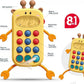 Baby Sensory & Montessori Toys – Developmental Teething, Fidget & Activity Toys for Infants & Toddlers, Fine Motor Skill & Learning Playsets Multiple Styles (TOY-004-Yellow)