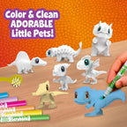Crayola Scribble Scrubbie Pets Dinosaur Glow Combo Pack, Dinosaur Toys for Kids, Ages 3+