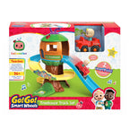 VTech CoComelon Go! Go! Smart Wheels JJ’s House Track Set, Interactive Songs & SmartPoint, Ages 1.5 – 5 Years