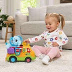 VTech Learn & Rescue Elephant Truck | Interactive Pull-Along Rescue Vehicle with Plush Elephant | Lights, Music & Role-Play Learning | Toddler Toy for Ages 12–36 Months
