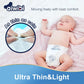 Aiwibi Ultra-thin premium baby Diapers, cotton-like, anti-irritation, Size M (5-9kg) 62 counts.