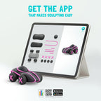 Hey Clay - Cyber Cars PINK CYBER CAR Colourful modelling air-dry clay, 2 cans with fun interactive app for kids 3 years +