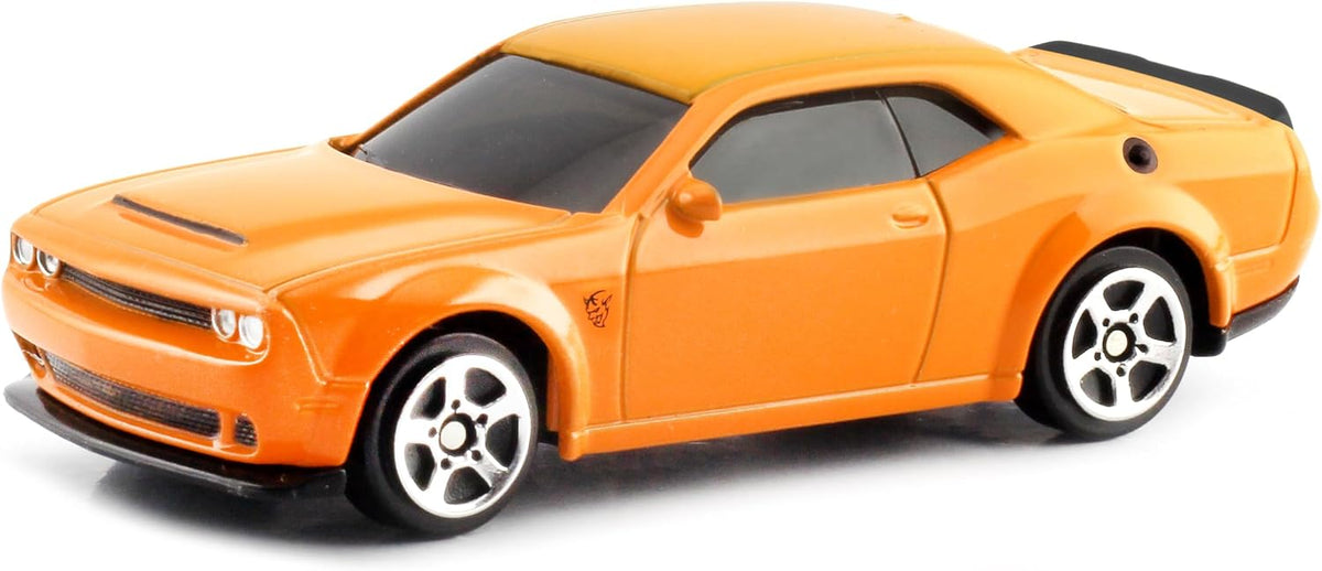 D-Power 1:64 Diecast Chevrolet Camaro MATTE Yellow – Collectible Mini Car, Realistic Details, Kids & Adult Toy Car Model