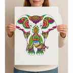 Unikplay Doodle Colouring Kit – Animals | Creative Art & Craft Set with Posters, Markers & Stickers for Kids