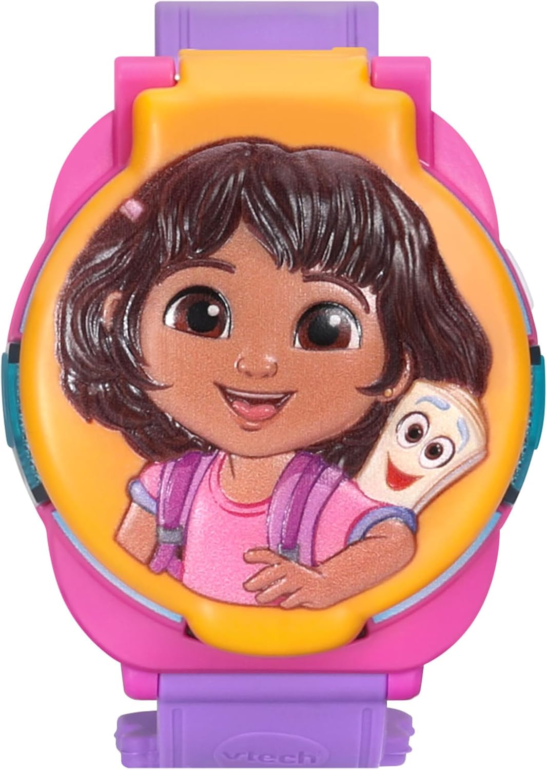 VTech Dora Time for Learning Adventure Watch – Interactive Educational Watch, Bilingual English & Spanish, Games, Alarm & Timer for Kids 3+ Years