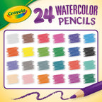 Crayola Watercolor Pencils, 24 Count