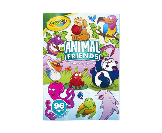 Crayola - Animal Friends Coloring Book, 16 Pages | A variety of animal-themed illustrations designed for coloring | Ideal for ages 3+