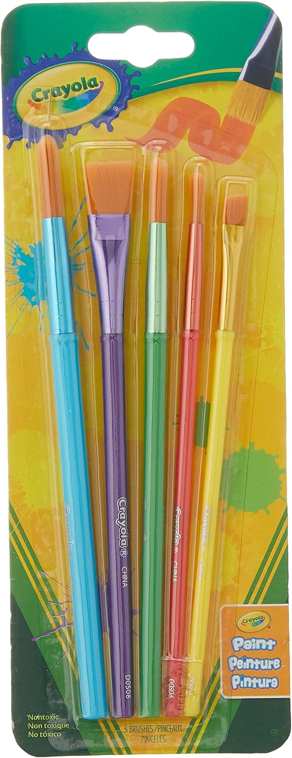 5 ct. Art and Craft Brush Set