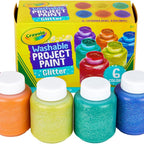 6 ct. 2-oz. Glitter Paint Set