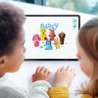 Hey Clay - Bluey & Friends, Colorful modeling air-dry clay, 15 cans, Series Collections, with fun interactive app for kids aged 3+ years.