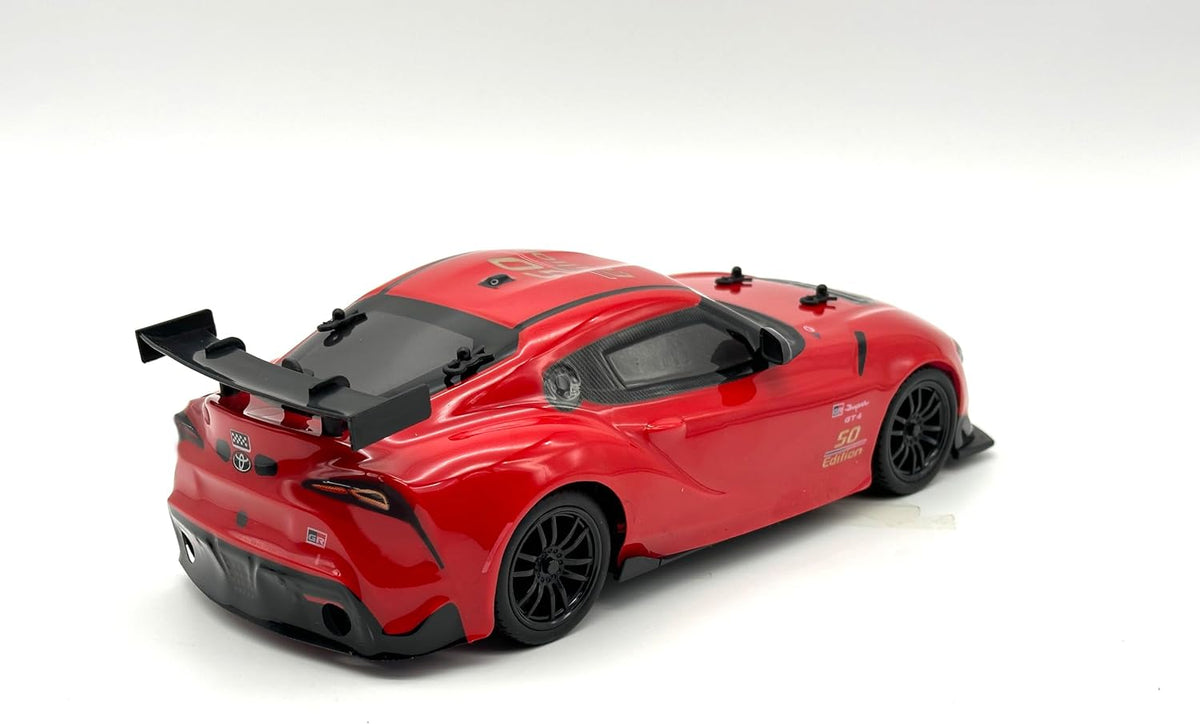 D-power - 1:16 Toyota Supra GT4 RC Car – 2.4GHz Remote Control Vehicle with Rechargeable Battery, Officially Inspired Design, for Kids Ages 6+