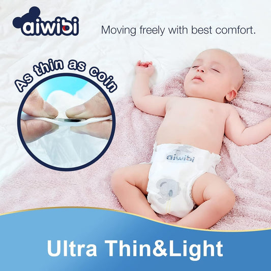 Aiwibi New Born Premium Baby Diaper 22pcs (2-5kg)