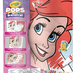 Crayola - POPS 3D Activities Set Colouring and Creating 3D Pictures | Creative Activity and Gift for Children, Theme Disney Princess, | Ideal for gift ages from 6 Years