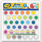 Crayola  Washable Kids Paint pots set, 42 Count