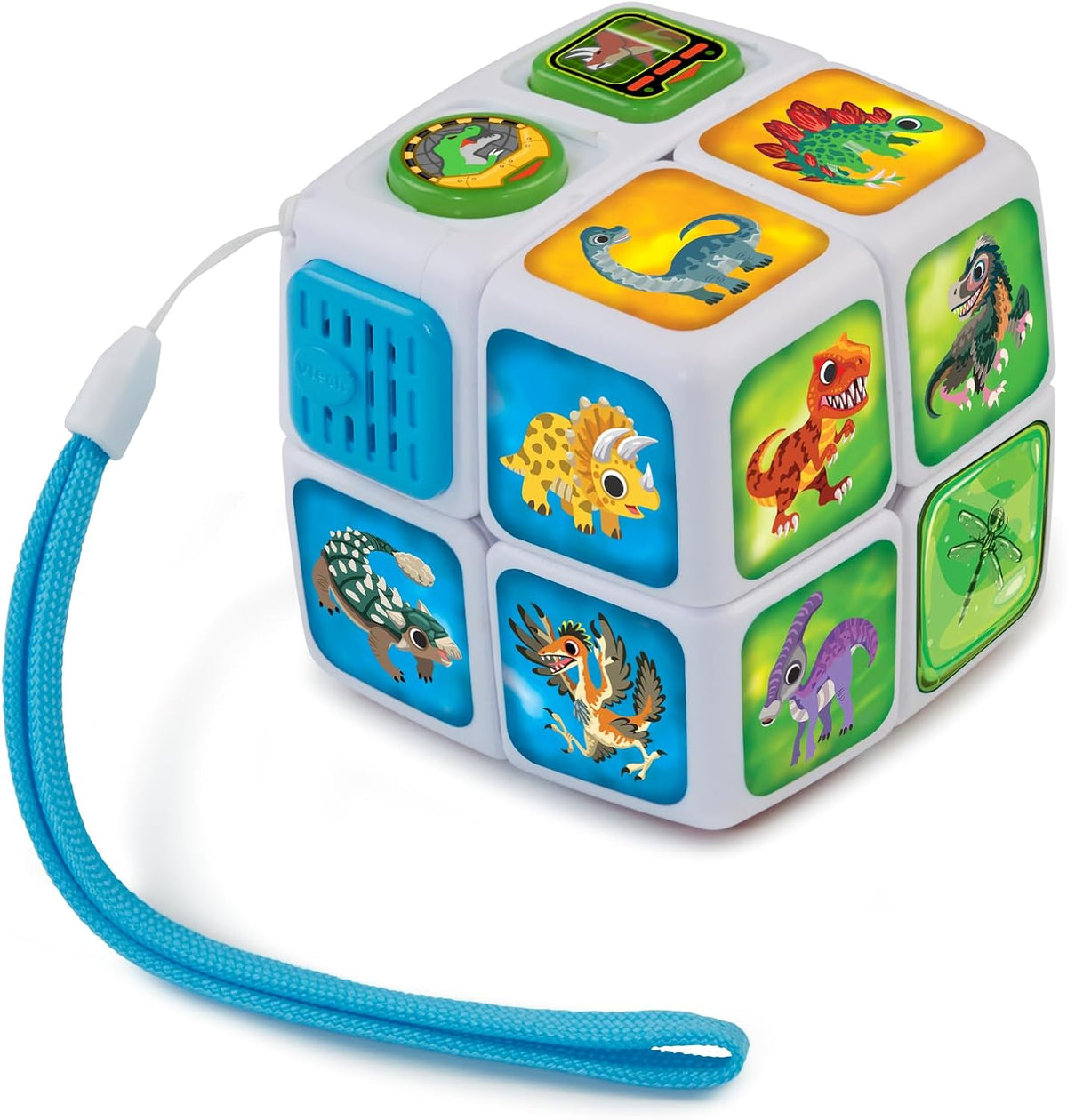 VTech Cube Adventures Dino Discoveries  – Educational Dinosaur Toy with Sounds & Games