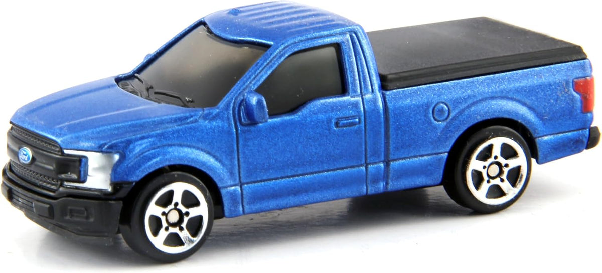 D-Power 1:64 Diecast Car Set – 5pc Licensed Collectible Models (Ford Mustang 2015, Corvette Grand Sport 2017, Camaro 2010, Dodge Challenger, Ford F-150) | Metal Body, Free-Rolling Wheels