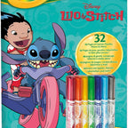 Crayola Lilo & Stitch Activity & Colouring Book – 32 Fun Pages with 7 Washable Mini Felt-Tip Pens | Creative Art Set for Kids | Perfect Gift for Boys & Girls Ages 3+