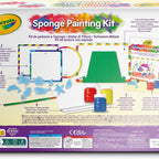 Crayola Washable Tempera Paint Art Set for Kids – Creative Painting Kit with Sponges, Frames & Brush – Mess-Free Arts and Crafts Activity Set for Children Ages 3+