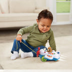 Vtech -  123 Fly with Me Airoplane - Multicolour | Light up button plays fun sing-along songs and the wing buttons introduce numbers and letter sounds. | Suitable ages 9m + up