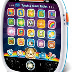 Vtech - Touch & Teach tablet - multicolor | Includes 25 pretend light-up app buttons, | 3 modes of play, light up glowing home button,| suitable ages 12m + up