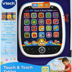 Vtech - Touch & Teach tablet - multicolor | Includes 25 pretend light-up app buttons, | 3 modes of play, light up glowing home button,| suitable ages 12m + up