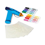 Crayola Marker Airbrush - Creative Airbrush for Kids with 8 Washable Felt Tip Pens and 5 Stencils, Educational Toy for Artistic Activities, Ages 6 Years