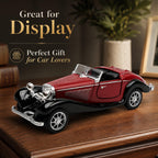 D-Power 1:36 Diecast Volkswagen Beetle 1967 – Matte Yellow, Pull Back, Classic Collectible Model Car