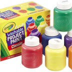 6 ct. Washable Kids' Paint, 2-oz. Bottles, Assorted Colors - Non-Peggable
