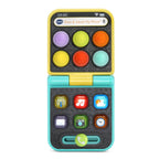 VTech Folding Phone & Keys – Baby’s First Gadget Set with Light-Up Buttons, Poppers, Teether, Music & Sensory Play for Infants 6M+