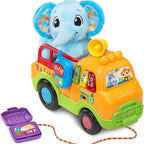 VTech Learn & Rescue Elephant Truck | Interactive Pull-Along Rescue Vehicle with Plush Elephant | Lights, Music & Role-Play Learning | Toddler Toy for Ages 12–36 Months