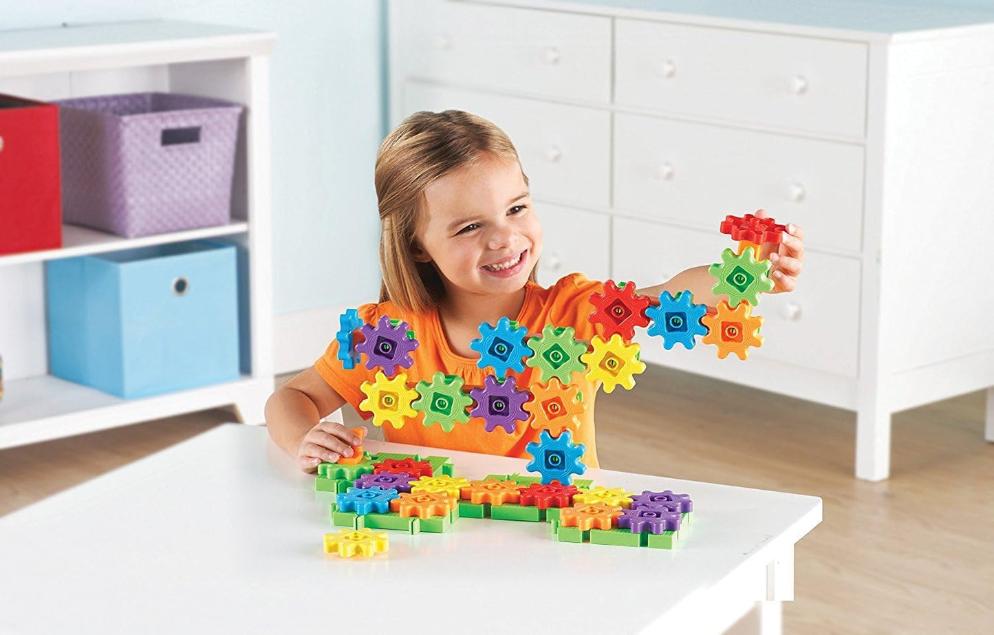 LR-GEARS! GEARS! GEARS! NEW COLOURS 60 PC BUILDING SET