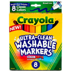 Crayola Classic 8 Broad Line Markers