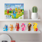 Hey Clay - Bluey & Friends, Colorful modeling air-dry clay, 15 cans, Series Collections, with fun interactive app for kids aged 3+ years.