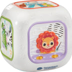 VTech Baby Sensory Sounds Musical Cube – Interactive Baby Toy with Nursery Rhymes, Classical Tunes & Textured Manipulatives | Teaches Animals & Instruments | For Ages 3–18 Months+