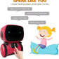 Mini Smart Robot Toy for Kids – Voice-Controlled Interactive Talking Robot with Lights & Sounds, Educational Toy for Boys & Girls Ages 3+ (Red)