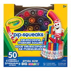Crayola Pip-Squeaks Telescoping Marker Tower – 50 Washable Mini Markers for Kids | Compact 3-Tier Storage, Easy to Clean, Non-Toxic Art Supplies for Creative Drawing & Coloring