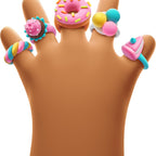 Hey Clay - SWEET RINGS Colourful modelling air-dry clay, 3 cans with fun interactive app for kids 3 years +