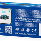 Hey Clay - Cyber Cars YELLOW CYBER CAR Colourful modelling air-dry clay, 2 cans with fun interactive app for kids 3 years +