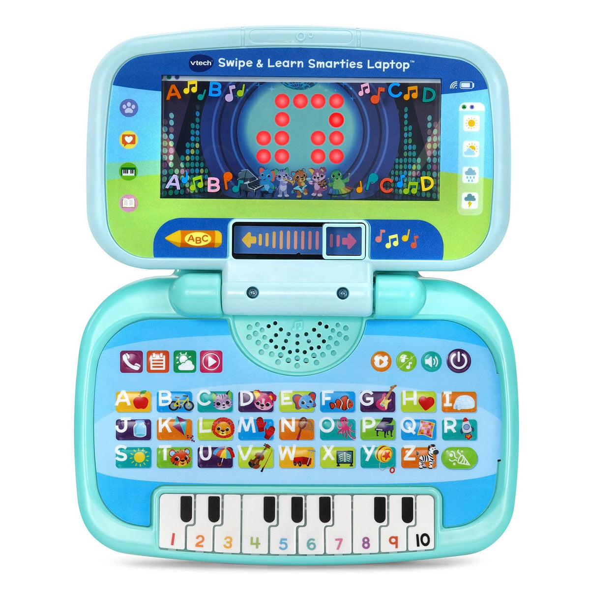 VTech Swipe & Learn Laptop Toy with Sliding Screens, Music & Learning Apps for Toddlers