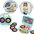 Vtech - My 1st Record Player - Multicolour | Double-sided records feature 5 different music styles with animal friends singing cool songs | Suitable ages 12+ up