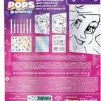 Crayola - POPS 3D Activities Set Colouring and Creating 3D Pictures | Creative Activity and Gift for Children, Theme Disney Princess, | Ideal for gift ages from 6 Years