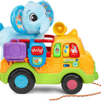 VTech Learn & Rescue Elephant Truck | Interactive Pull-Along Rescue Vehicle with Plush Elephant | Lights, Music & Role-Play Learning | Toddler Toy for Ages 12–36 Months