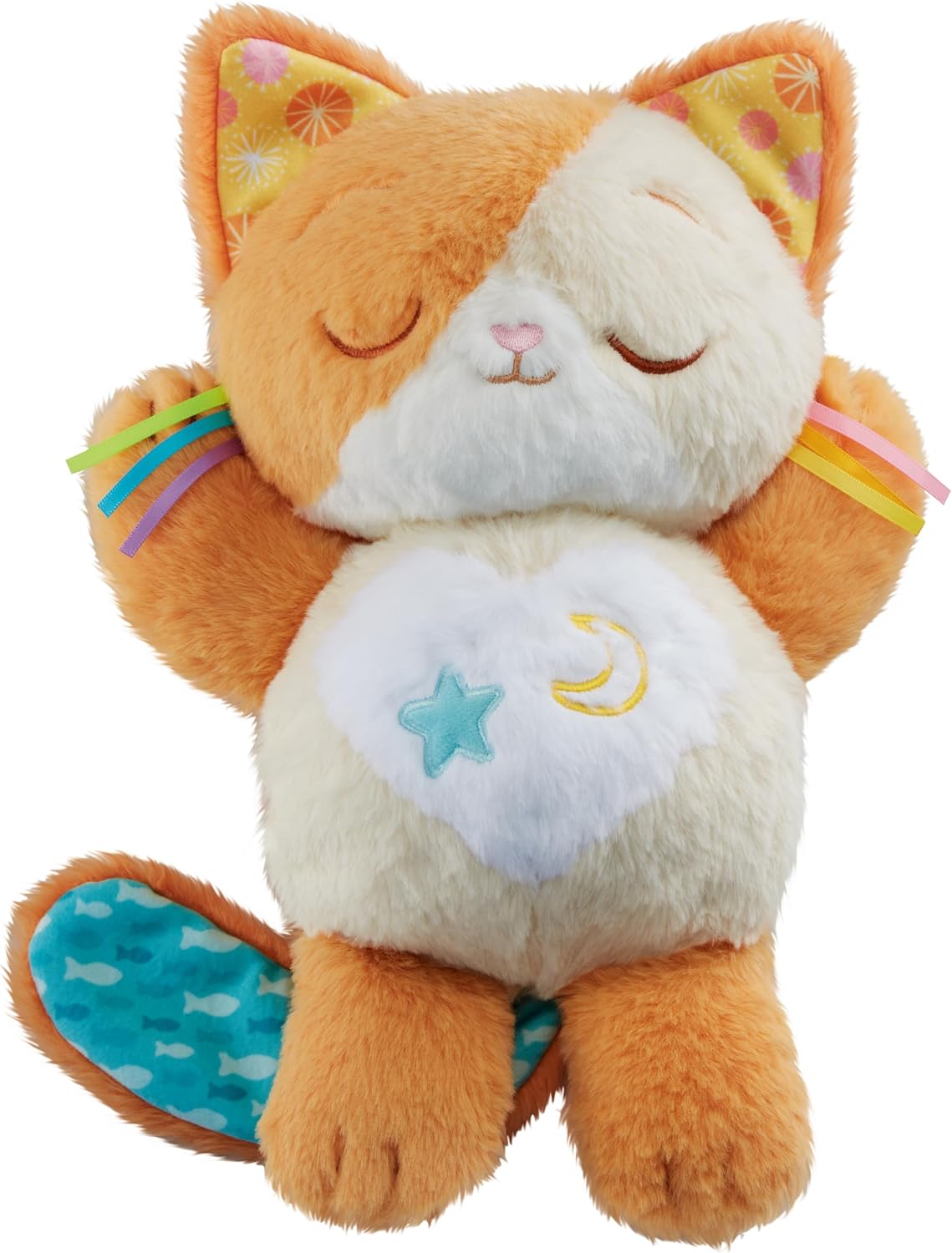 VTech Calming Purrs Kitten – Soft & Snuggly Interactive Baby Toy with Gentle Motions, Soothing Lights, 15 Melodies, White Noise & Timer Options for Infants 0M+