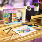Crayola Pastel Artist Collection Kit | This ideal starter art set for beginners, also works great as an add-on to current color collections | Wonderful for birthdays and holidays, these art supplies are safe and nontoxic for ages, 8 & up.