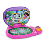 VTech Dora More to Explore Learning Laptop – Interactive Bilingual Educational Toy, English & Spanish, QWERTY Keyboard, Games for Kids 3–6 Years