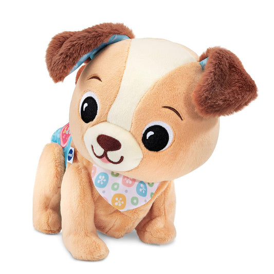 VTech Walking & Singing Plush Puppy Toy with Light-Up Button for Babies (6+ Months)