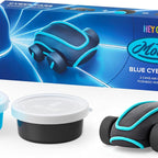 Hey Clay - Cyber Cars YELLOW CYBER CAR Colourful modelling air-dry clay, 2 cans with fun interactive app for kids 3 years +