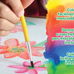 Crayola Watercolour Paint Set for Kids – 12 Washable Paints with Brush & Lockable Palette | Non-Toxic Art Supplies for Painting, School & Creative Activities